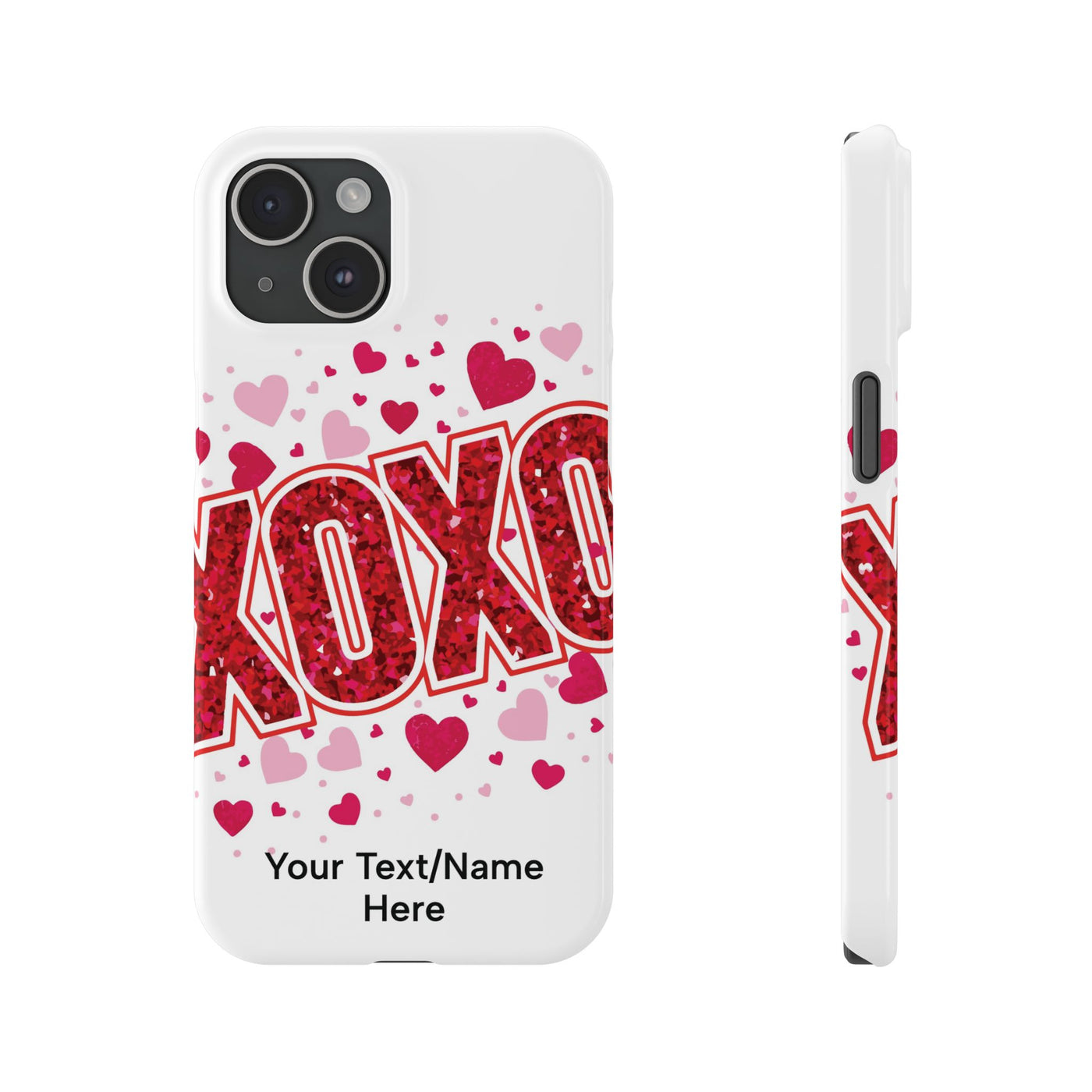 Slim Custom Personalized Valentine Love Gift for Her Cute Phone Cases for Iphone 16 Pro Max | iPhone 15 Case | iPhone 15 Pro Max Case, Iphone 14, 13, 12, 11, 10, 8, 7