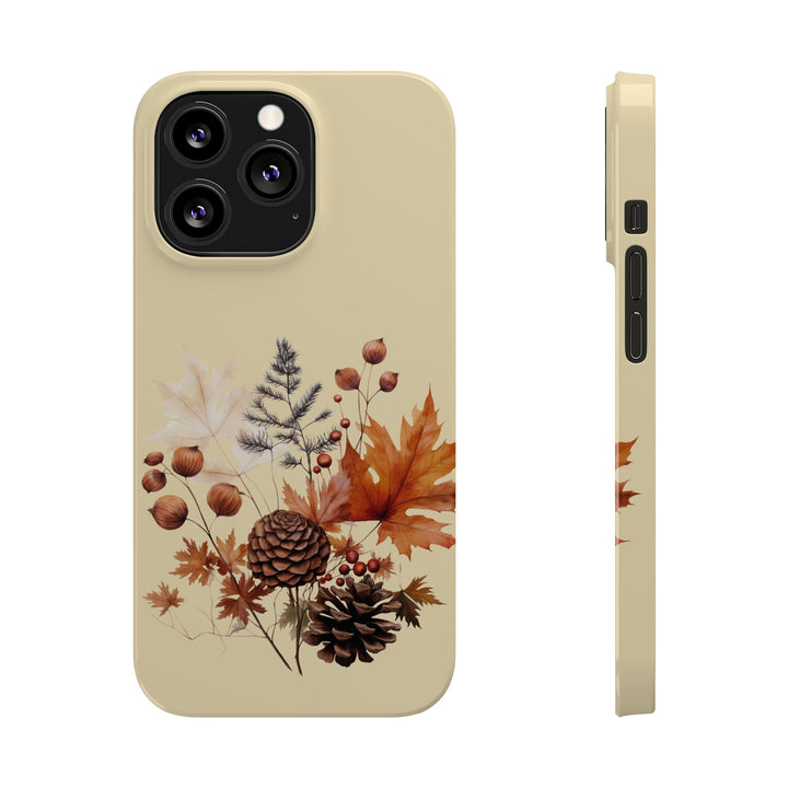 Slim Fall Leaves Foliage Cute Phone Cases for Iphone 16 | iPhone 15 Case | iPhone 15 Pro Max Case, Iphone 14, Iphone 14 Pro Max, Iphone 13, Slim Mom Dad Gift - Studio40ParkLane