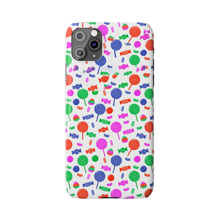 Slim Cute Phone Cases for Iphone - | iPhone 15 Case | iPhone 15 Pro Max Case, Iphone 14 Case, Iphone 14 Pro Max, Iphone 13, Summer Lollipops Red - Studio40ParkLane
