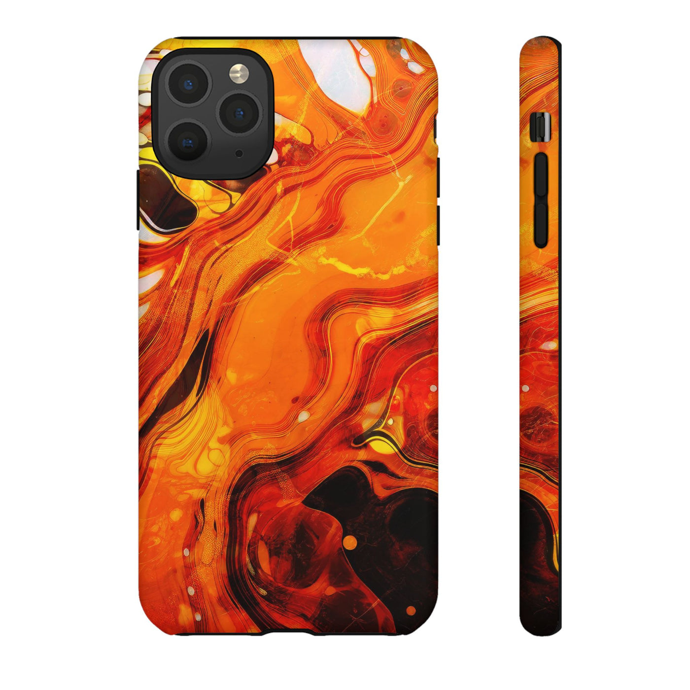 Impact Resistant, Fall Colors Marble, Cute Phone Cases for Samsung S24, S23, S22, S21, IPhone 15 pro Iphone 14 pro Iphone 13 IPhone 12 Iphone 11