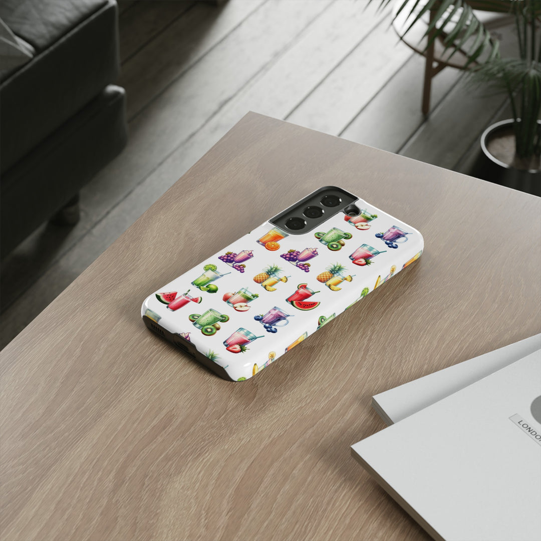 Cute Samsung Case | Cool Iphone Case | Tropical Summer Fruit Cocktail, Samsung S24, S23, S22, S21, IPhone 15 Case | Iphone 14 Case, Iphone 13 Case - Studio40ParkLane