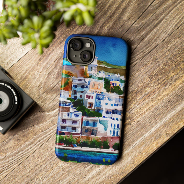Impact Resistant, Greece House, Cute Phone Cases for Samsung S24, S23, S22, S21, IPhone 15 pro Iphone 14 pro Iphone 13 IPhone 12 Iphone 11 - Studio40ParkLane