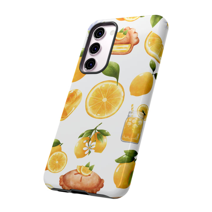 Cute Samsung Phone Case | Aesthetic Samsung Phone Case | Galaxy S23, S22, S21, S20 | Summer Fruit Lemons, Protective Phone Case - Studio40ParkLane