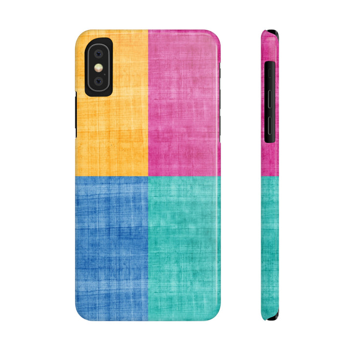 Slim Cute Phone Cases for Iphone | iPhone 15 Case | iPhone 15 Pro Max Case, Iphone 14, Iphone 14 Pro Max, Iphone 13, Abstract Color Blocks - Studio40ParkLane