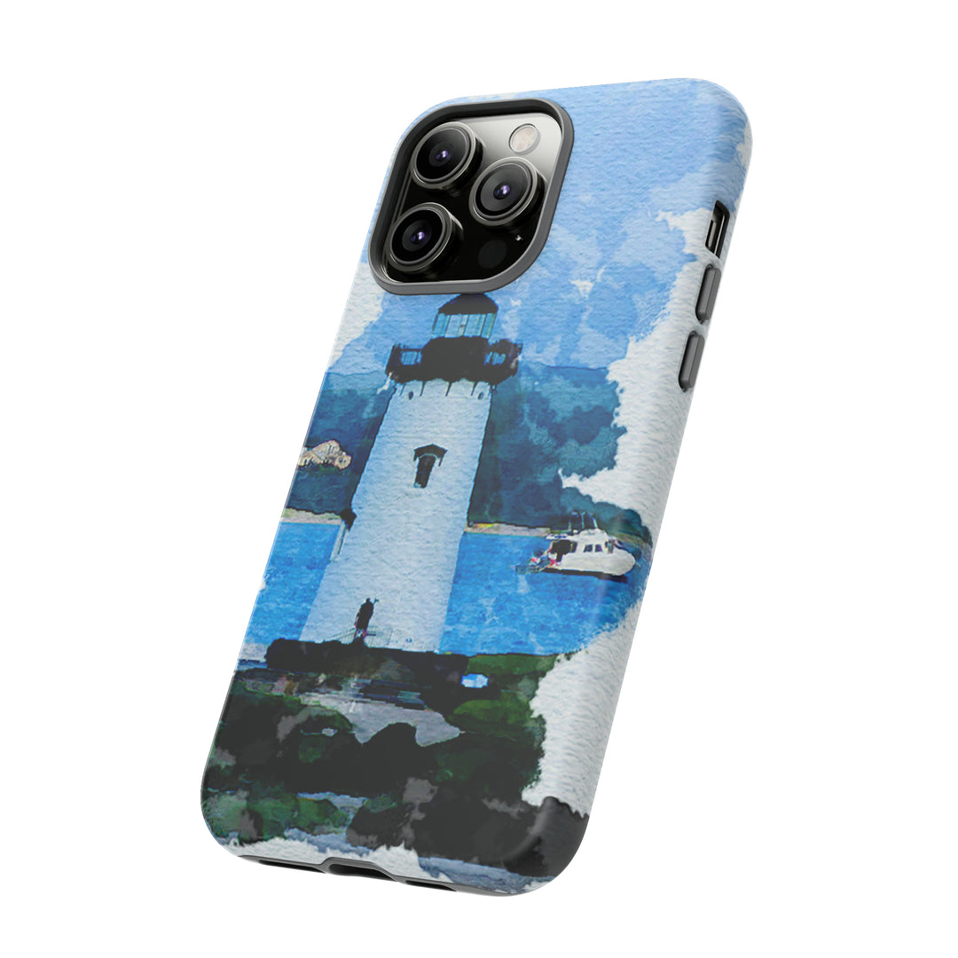 Cool Phone Case | Summer Lighthouse, For iPhone 15 Case | iPhone 15 Pro Case, Iphone 14 Case, Iphone 14 Pro Max Case, Protective Iphone Case - Studio40ParkLane