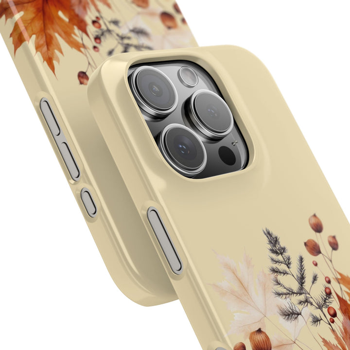 Slim Fall Leaves Foliage Cute Phone Cases for Iphone 16 | iPhone 15 Case | iPhone 15 Pro Max Case, Iphone 14, Iphone 14 Pro Max, Iphone 13, Slim Mom Dad Gift - Studio40ParkLane