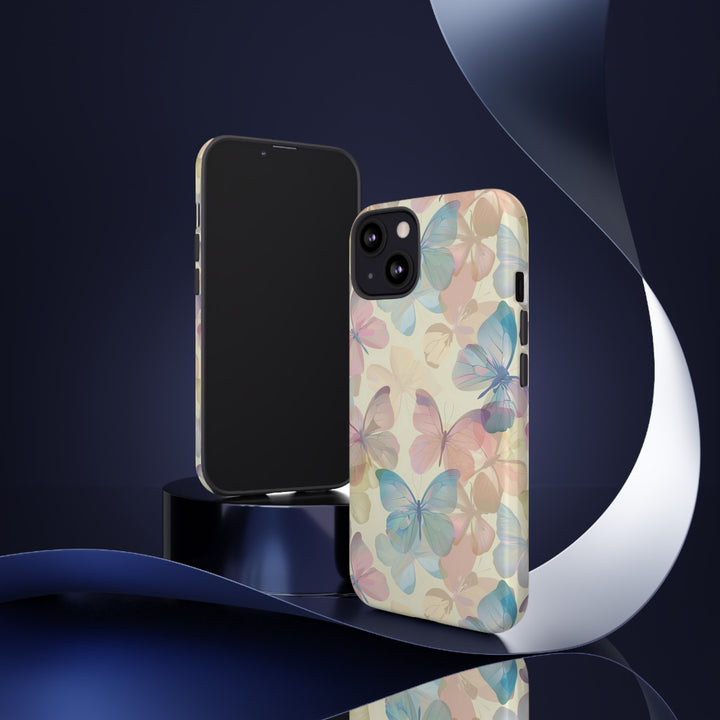 Cute Samsung Case | Cool Iphone Case | Summer Pastel Butterflies, Samsung S24, S23, S22, S21, IPhone 15 Case | Iphone 14 Case, Iphone 13 Case - Studio40ParkLane