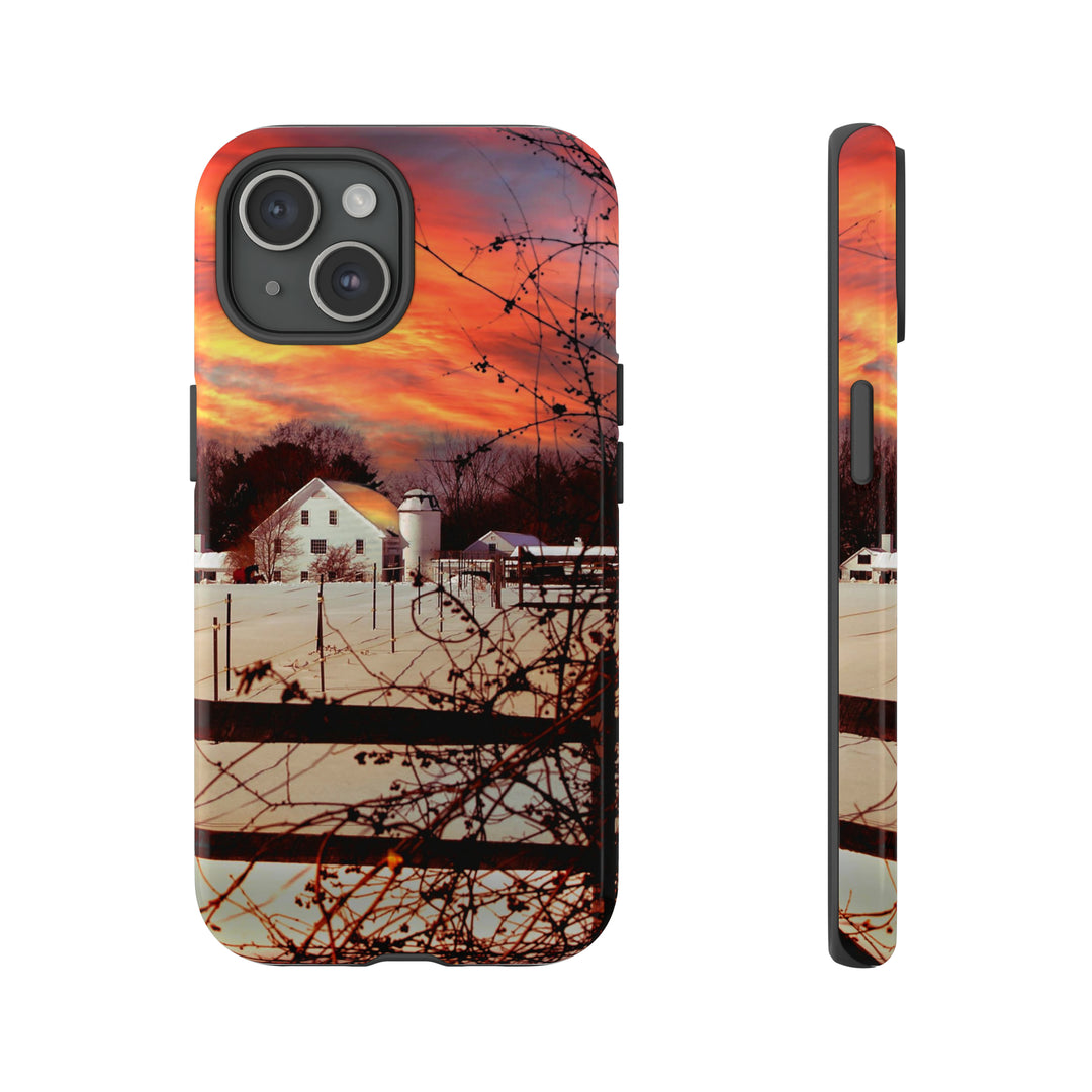 Cool Phone Case | Winter Sunset, For iPhone 15 Case | iPhone 15 Pro Case, Iphone 14 Case, Iphone 14 Pro Max Case, Protective Iphone Case - Studio40ParkLane