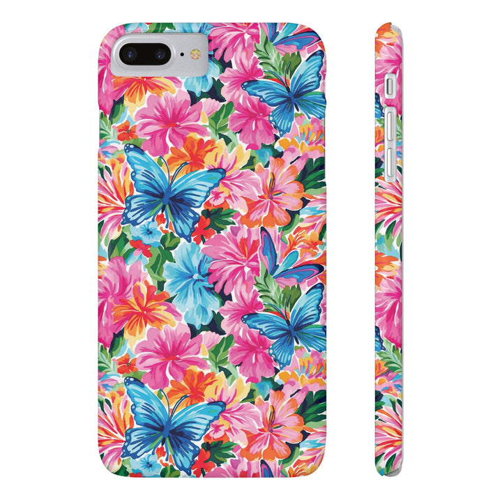 Slim Butterflies Flowers Gift for Her Cute Phone Cases for Iphone 16 Pro Max | iPhone 15 Case | iPhone 15 Pro Max Case, Iphone 14, 13, 12, 11, 10, 8, 7 - Studio40ParkLane