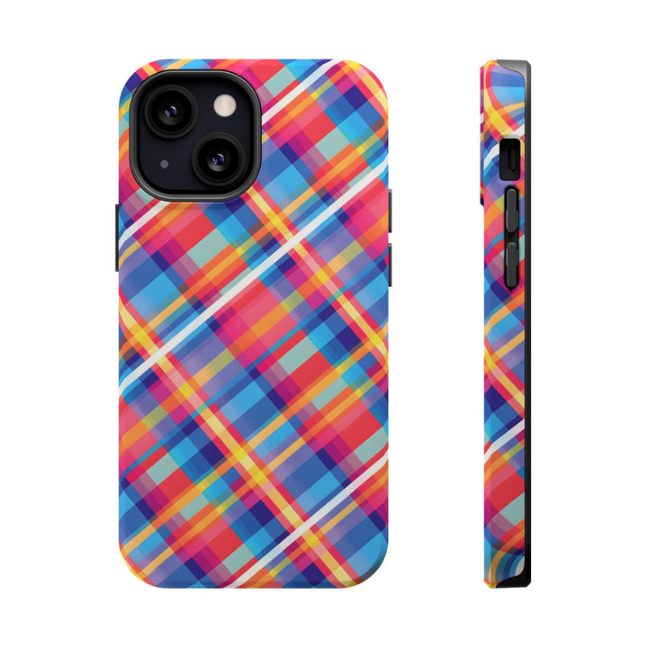 Checkered Plaid Magsafe Gift for Her Cute Phone Case for Iphone, | iPhone 16 | iPhone 15 Pro Max, Iphone 14 Pro Max, 13 12 11 10 9 8 7 - Studio40ParkLane