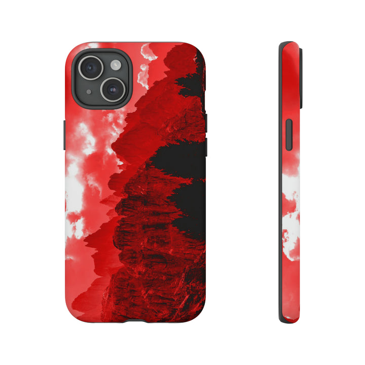 Cute IPhone Case | iPhone 15 Case | iPhone 15 Pro Max Case, Iphone 14 Case, Iphone 14 Pro Max Case IPhone Case for Art Lovers - Red Mountains - Studio40ParkLane