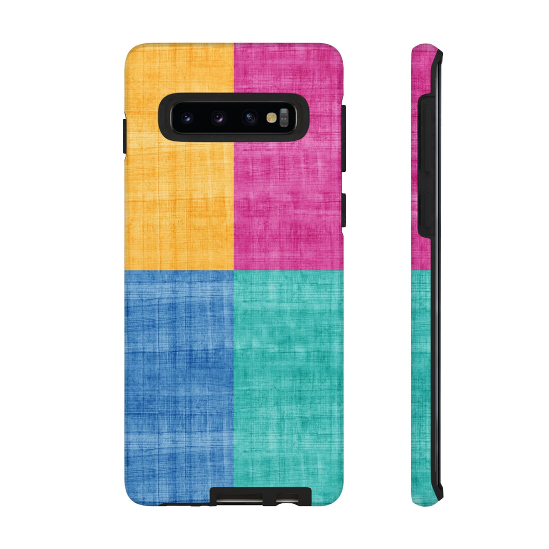 Impact Resistant, Colored Shapes, Cute Phone Cases for Samsung S24, S23, S22, S21, IPhone 15 pro Iphone 14 pro Iphone 13 IPhone 12 Iphone 11 - Studio40ParkLane