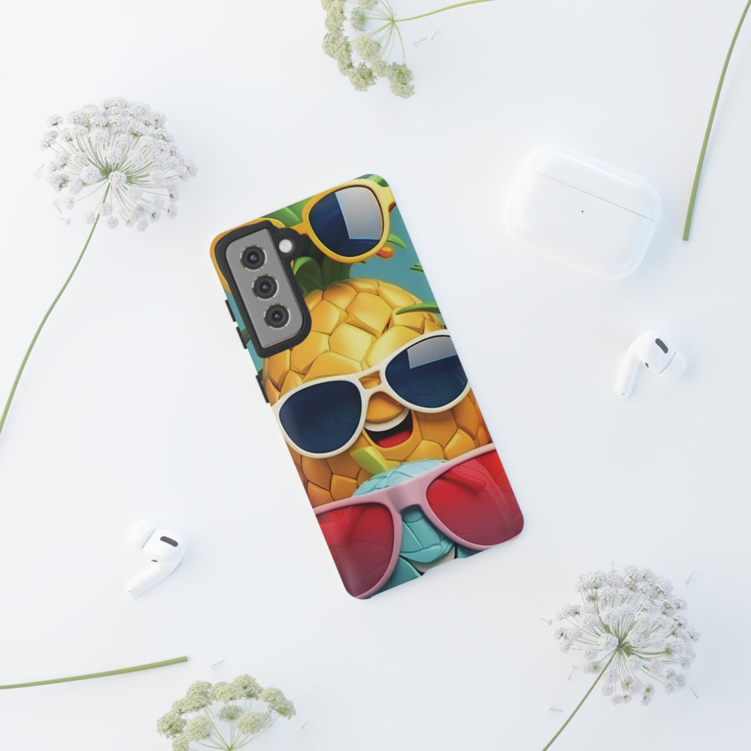 Cute Samsung Phone Case | Aesthetic Samsung Phone Case | Galaxy S23, S22, S21, S20 | Summer Pineapple Fruit, Protective Phone Case - Studio40ParkLane