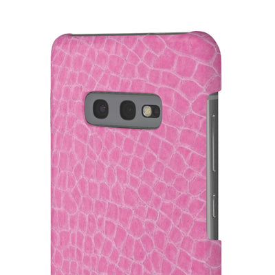 Snap Non Leather Pink Color Pattern Gift for Her Cute Phone Cases for Samsung Galaxy S24, S23, S22, S21, S20, Plus, Ultra, Iphone 16, 15, 14, Pro and Max - Studio40ParkLane