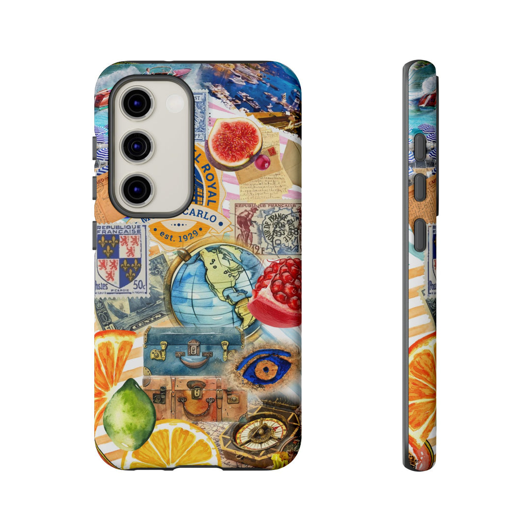 Cute European Summer Collage Phone Case, for IPhone 16 Case | Iphone 15, Iphone 14, IPhone 13 Case, 11 8 7, Samsung Galaxy S24, S23, S22, S21 Extra Protective - Studio40ParkLane