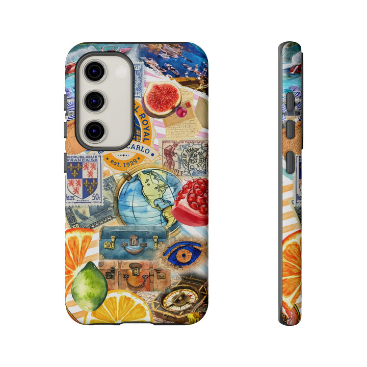 Cute European Summer Collage Phone Case, for IPhone 16 Case | Iphone 15, Iphone 14, IPhone 13 Case, 11 8 7, Samsung Galaxy S24, S23, S22, S21 Extra Protective - Studio40ParkLane