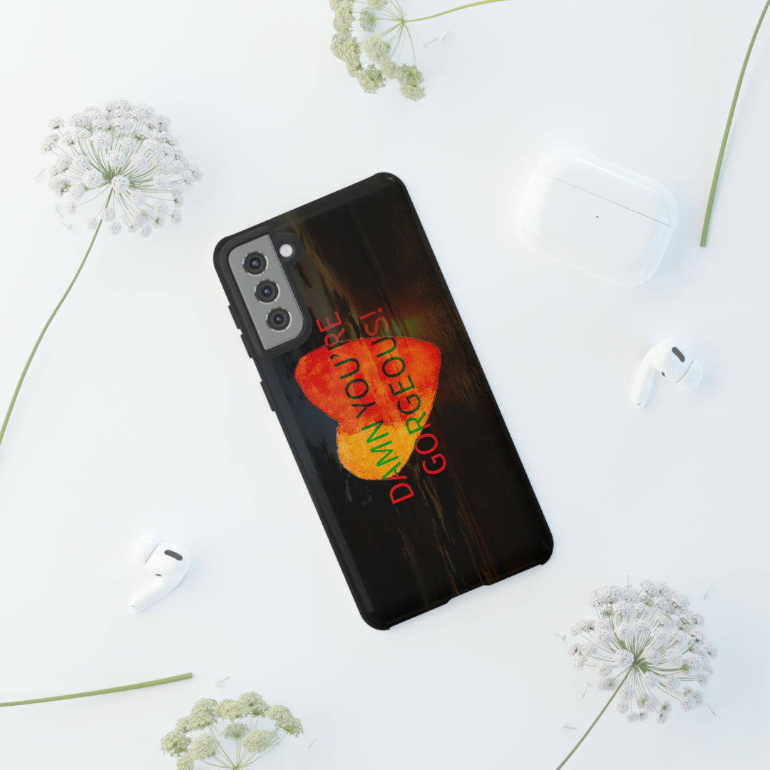 Cute Samsung Phone Case | Aesthetic Samsung Phone Case | Sunset Heart | Galaxy S23, S22, S21, S20 | Luxury Double Layer | Cool - Studio40ParkLane