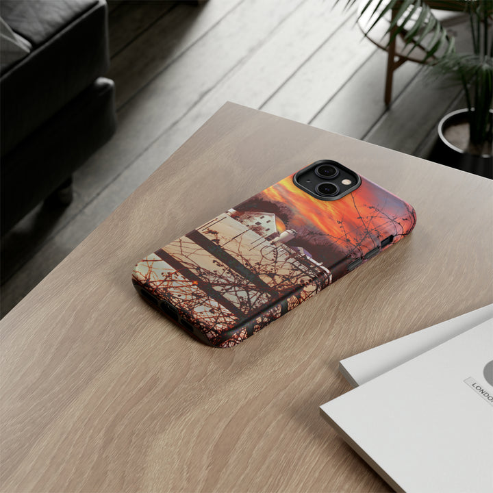 Cool Phone Case | Winter Sunset, For iPhone 15 Case | iPhone 15 Pro Case, Iphone 14 Case, Iphone 14 Pro Max Case, Protective Iphone Case - Studio40ParkLane