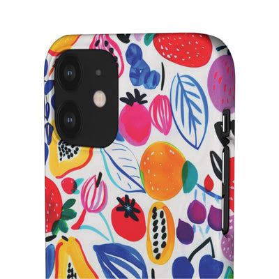 Snap Summer Fruit Gift for Her Cute Phone Cases for Samsung Galaxy S24, S23, S22, S21, S20, Plus, Ultra, Iphone 16, 15, 14, Pro and Max