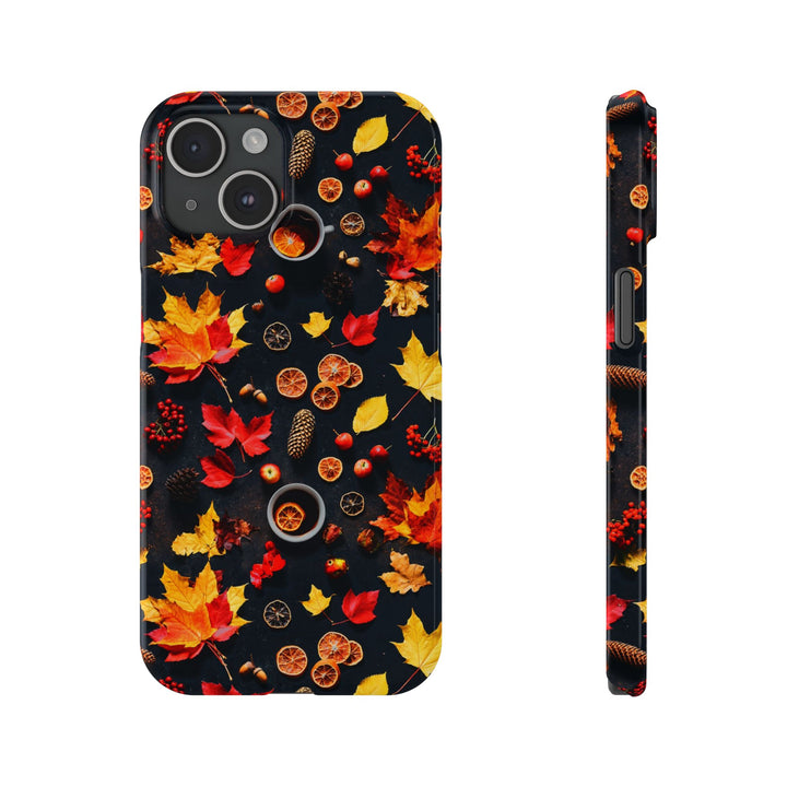 Slim Cute Fall Leaves Collage Phone Cases for Iphone | iPhone 15 Case | iPhone 15 Pro Max Case, Iphone 14, Iphone 14 Pro Max, Iphone 13, Iphone 16 - Studio40ParkLane