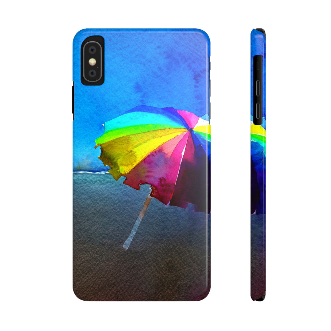 Slim Cute Phone Cases for Iphone - | iPhone 15 Case | iPhone 15 Pro Max Case, Iphone 14 Case, Iphone 14 Pro Max, Iphone 13, Summer Beach Umbrella - Studio40ParkLane