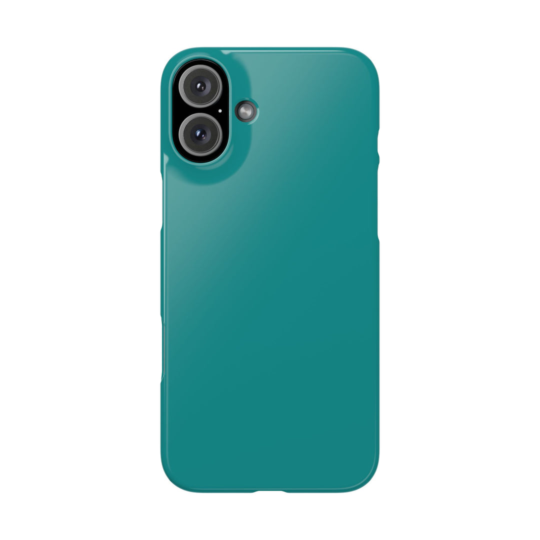 Slim Turquoise Blue Gift for Her Aesthetic Cute Phone Case for Iphone 16 - | iPhone 15 Pro Max Case | iPhone 14 Case 13 12 11 10 9 8 7 - Studio40ParkLane