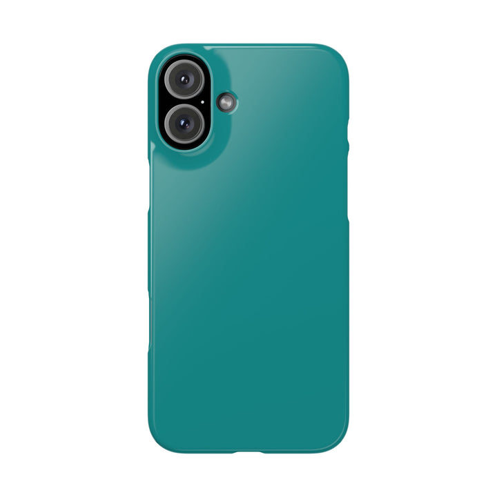 Slim Turquoise Blue Gift for Her Aesthetic Cute Phone Case for Iphone 16 - | iPhone 15 Pro Max Case | iPhone 14 Case 13 12 11 10 9 8 7 - Studio40ParkLane