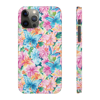 Snap Butterflies Flowers Cute Phone Cases for Samsung S24, S23, S22, S21, S20, Plus and Ultra, Iphone 16 Pro Max, Iphone 15, 14, 13, 12, 11, 10 - Studio40ParkLane