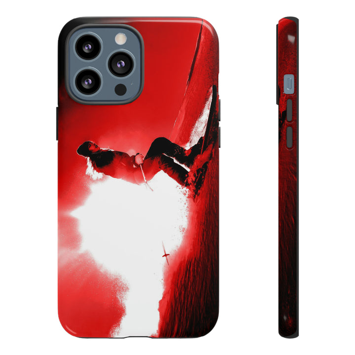 Cute IPhone Case | iPhone 15 Case | iPhone 15 Pro Max Case, Iphone 14 Case, Iphone 14 Pro Max Case IPhone Case for Art Lovers - Red Skier - Studio40ParkLane