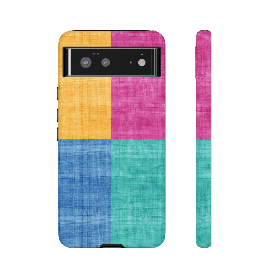 Impact Resistant, Colored Shapes, Cute Phone Cases for Samsung S24, S23, S22, S21, IPhone 15 pro Iphone 14 pro Iphone 13 IPhone 12 Iphone 11 - Studio40ParkLane