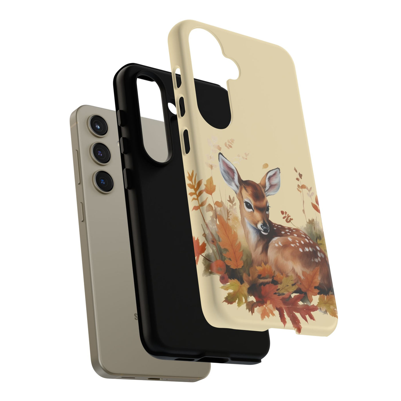 Autumn Fall Deer Gift for Her Cute Phone Case for, Samsung Galaxy S24, S23, S22, S21, IPhone 16 Case | Iphone 15, Iphone 14, IPhone 13 Case