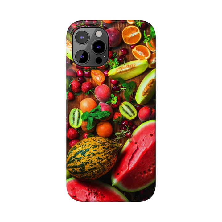 Slim Fall Fruit Collage Phone Cases for Iphone 16 | iPhone 15 Case | iPhone 15 Pro Max Case, Iphone 14, Iphone 14 Pro Max, Iphone 13, Slim Mom Dad Gift - Studio40ParkLane