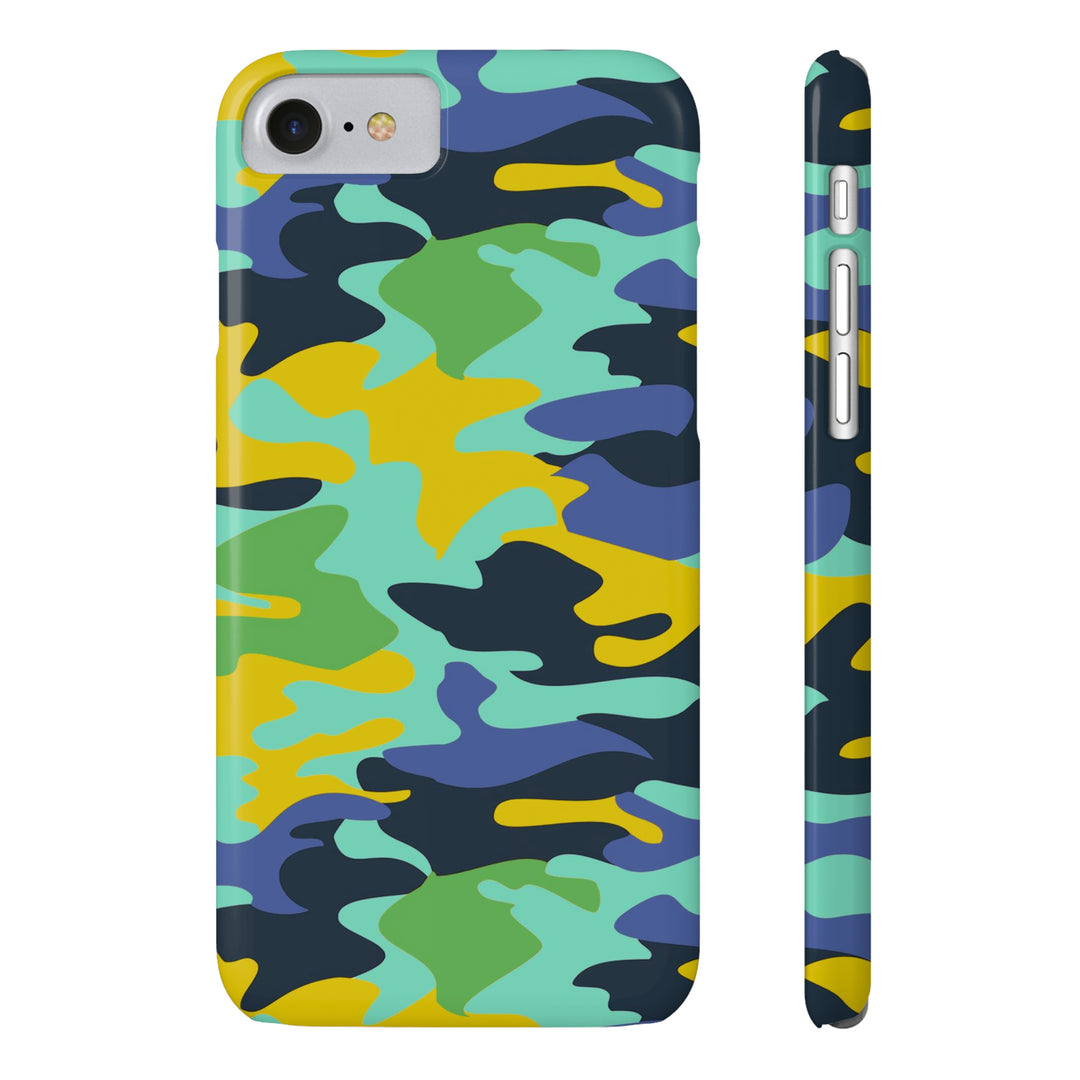 Slim Cute Phone Cases for Iphone - | iPhone 15 Case | iPhone 15 Pro Max Case, Iphone 14 Case, Iphone 14 Pro Max, Iphone 13, Late Spring Camouflage - Studio40ParkLane