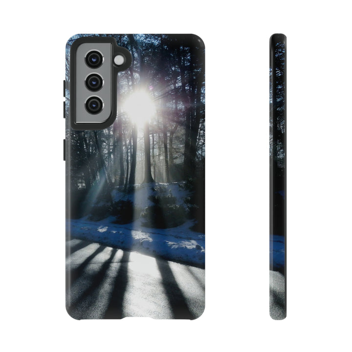 Cute Samsung Phone Case | Aesthetic Samsung Phone Case | Galaxy S23, S22, S21, S20 | Winter Sunshine, Protective Phone Case - Studio40ParkLane