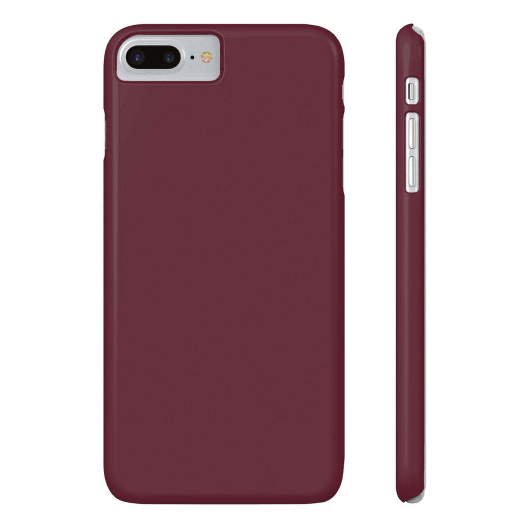 Slim Burgundy Maroon Gift for Her Aesthetic Cute Phone Case for Iphone 16 - | iPhone 15 Pro Max Case | iPhone 14 Case 13 12 11 10 9 8 7 - Studio40ParkLane