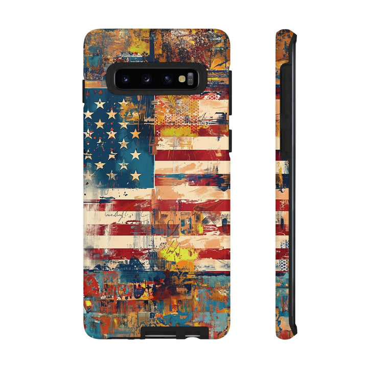 Impact Resistant, American Flag, Cute Phone Cases for Samsung S24, S23, S22, S21, IPhone 15 pro Iphone 14 pro Iphone 13 IPhone 12 Iphone 11 - Studio40ParkLane