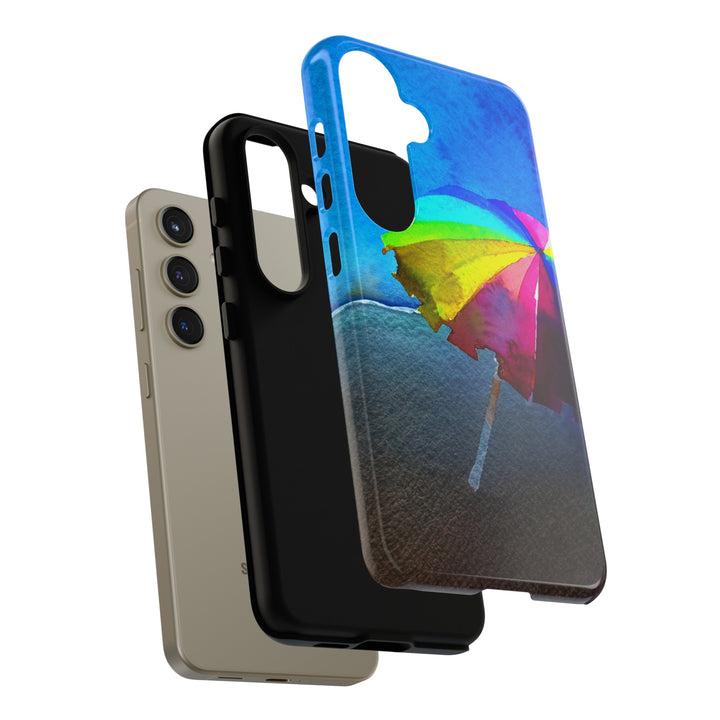 Cute Samsung Case | Cool Iphone Case | Summer Colorful Beach Parasol, Samsung S24, S23, S22, S21, IPhone 15 Case | Iphone 14 Case, Iphone 13 Case - Studio40ParkLane