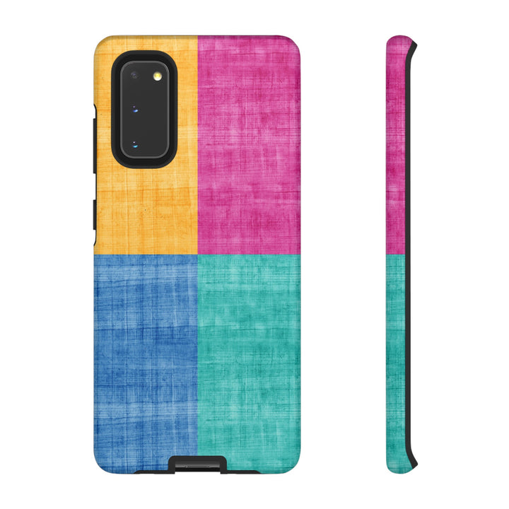 Impact Resistant, Colored Shapes, Cute Phone Cases for Samsung S24, S23, S22, S21, IPhone 15 pro Iphone 14 pro Iphone 13 IPhone 12 Iphone 11 - Studio40ParkLane