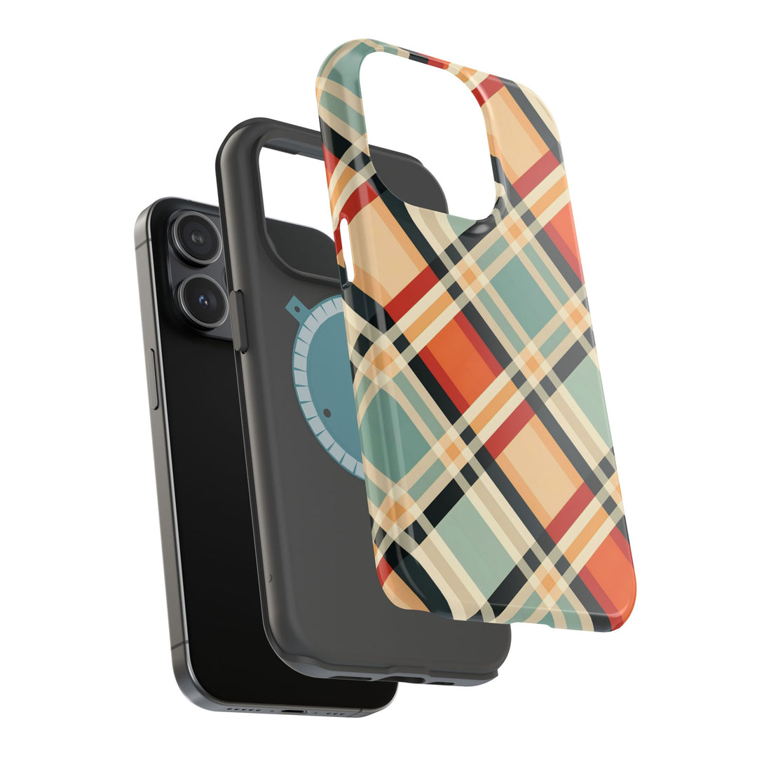 Checkered Plaid Magsafe Gift for Her Cute Phone Case for Iphone, | iPhone 16 | iPhone 15 Pro Max, Iphone 14 Pro Max, 13 12 11 10 9 8 7 - Studio40ParkLane