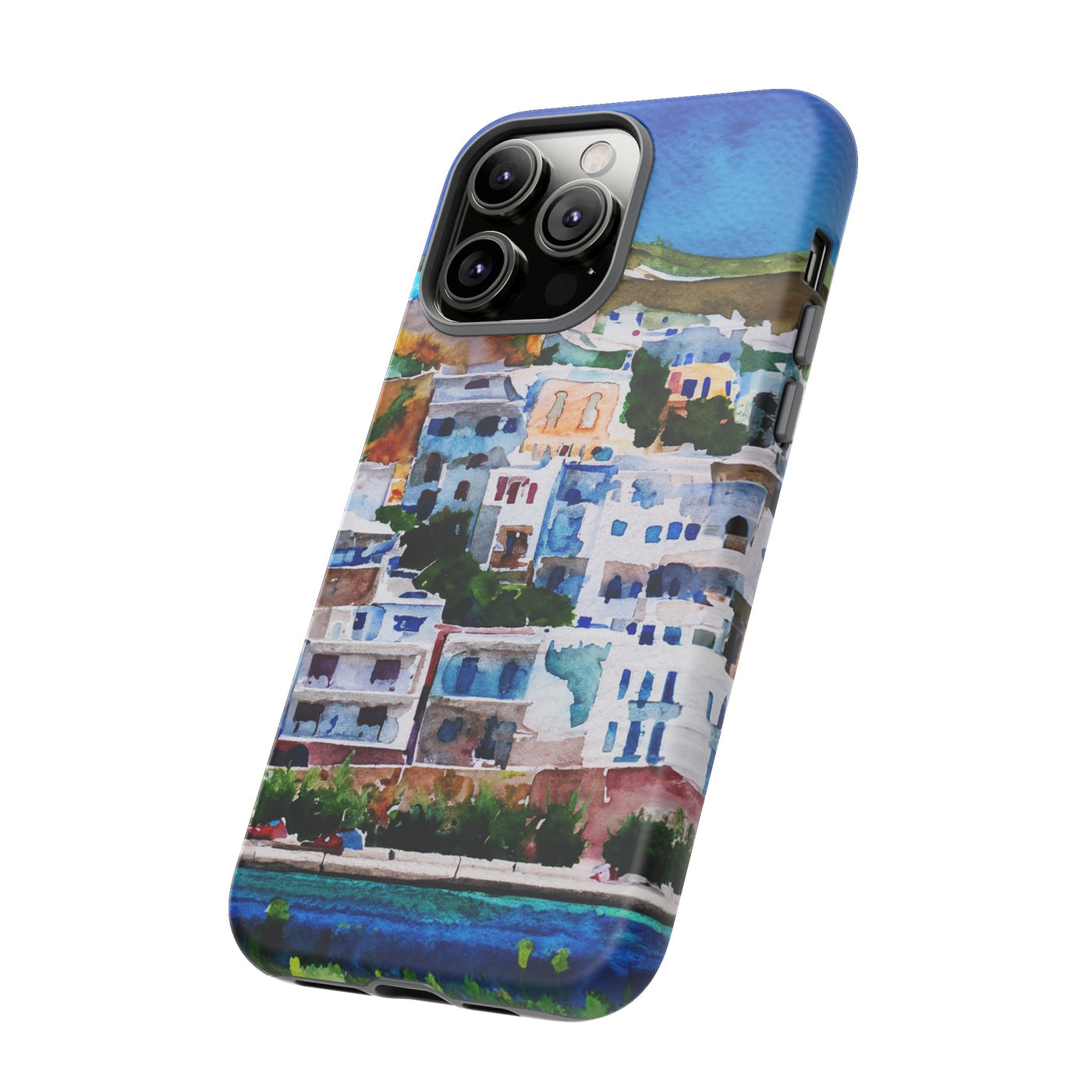 Impact Resistant, Greece House, Cute Phone Cases for Samsung S24, S23, S22, S21, IPhone 15 pro Iphone 14 pro Iphone 13 IPhone 12 Iphone 11