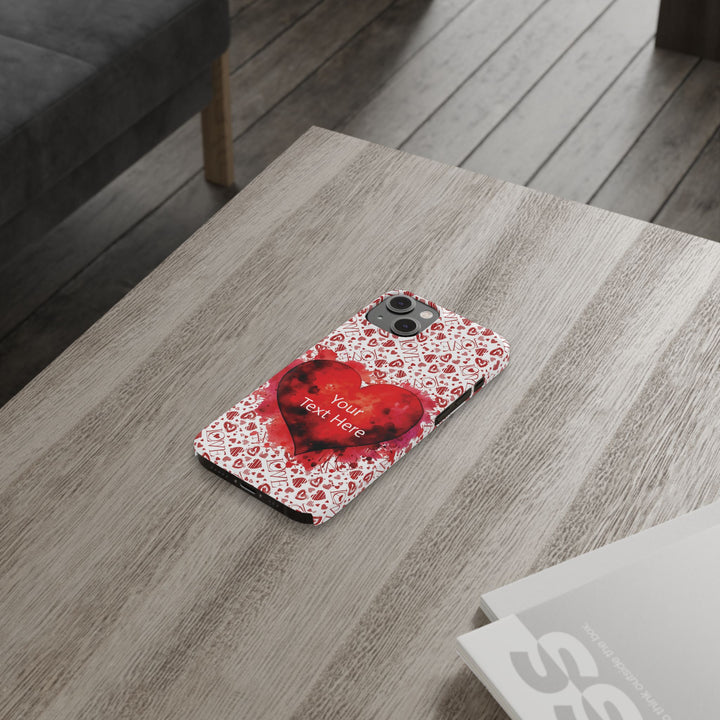 Slim Cute Phone Cases for Iphone - | iPhone 15 Case | iPhone 15 Pro Max Case, Iphone 14 Case, Iphone 14 Pro Max, Iphone 13, Valentine Hearts Love - Studio40ParkLane