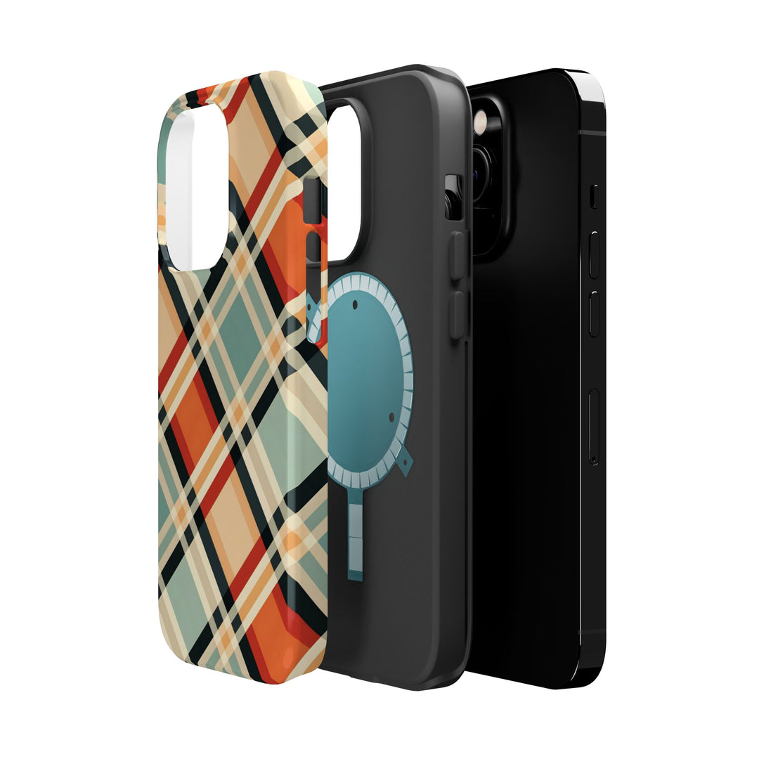 Checkered Plaid Magsafe Gift for Her Cute Phone Case for Iphone, | iPhone 16 | iPhone 15 Pro Max, Iphone 14 Pro Max, 13 12 11 10 9 8 7 - Studio40ParkLane