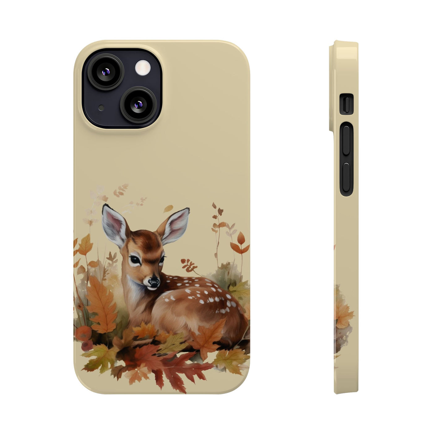 Slim Autumn Fall Deer Gift for Her Cute Phone Cases for Iphone 16 | iPhone 15 Case | iPhone 15 Pro Max Case, Iphone 14, Iphone 14 Pro Max, Iphone 13, Slim