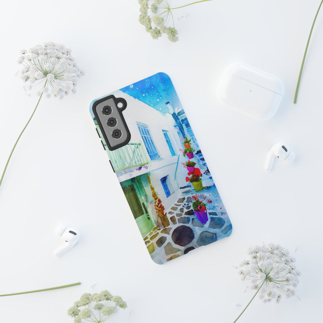 Impact Resistant, Greece House, Cute Phone Cases for Samsung S24, S23, S22, S21, IPhone 15 pro Iphone 14 pro Iphone 13 IPhone 12 Iphone 11 - Studio40ParkLane