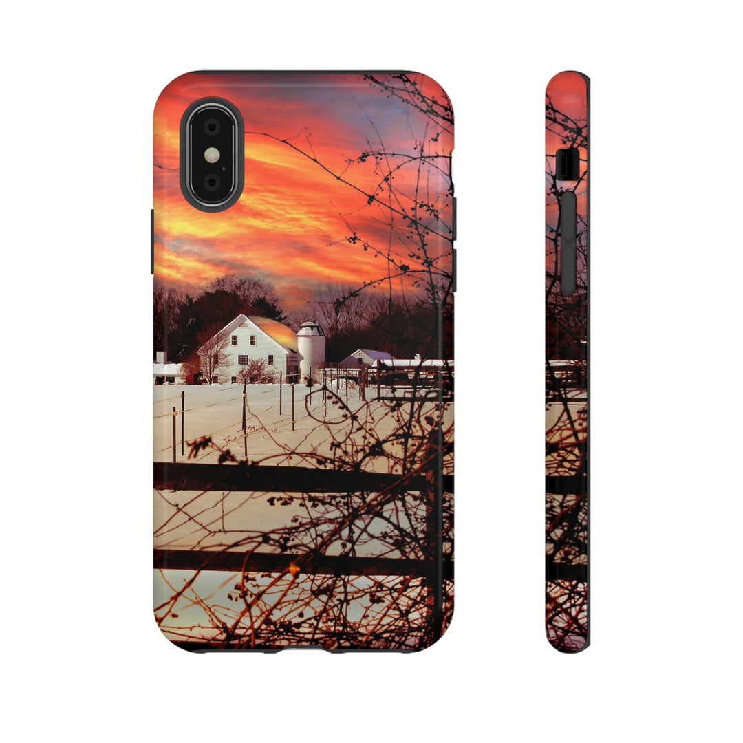 Cool Phone Case | Winter Sunset, For iPhone 15 Case | iPhone 15 Pro Case, Iphone 14 Case, Iphone 14 Pro Max Case, Protective Iphone Case - Studio40ParkLane