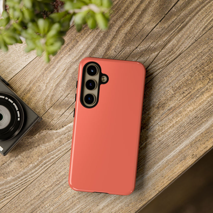 Premium Tough Coral Pink Orange Gift for Her Cute Phone Cases for Samsung S25 S24, S23, S22, S21, Iphone, 16, 15, 14, 13 Pro Max Ultra - Studio40ParkLane