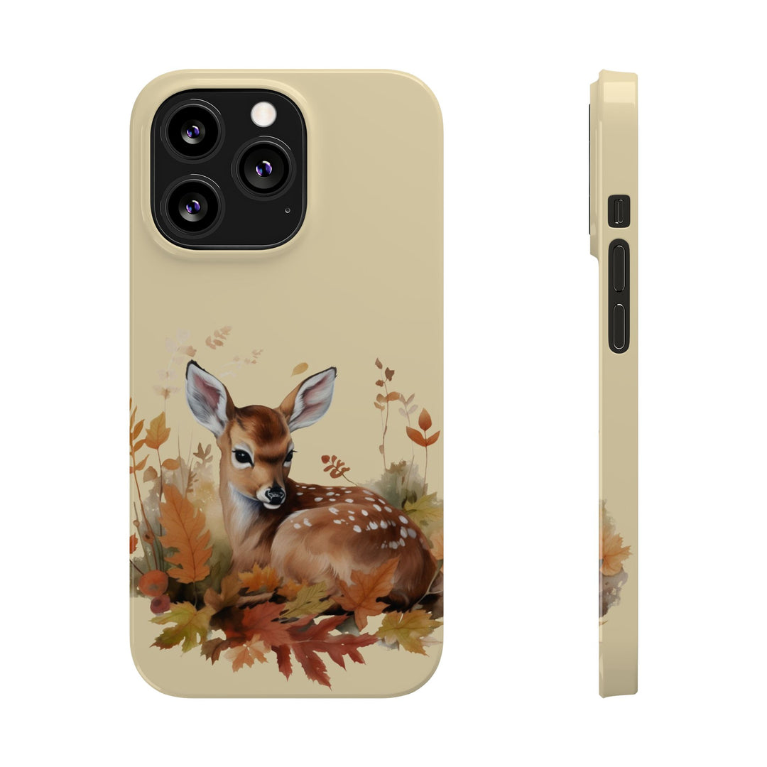 Slim Autumn Fall Deer Gift for Her Cute Phone Cases for Iphone 16 | iPhone 15 Case | iPhone 15 Pro Max Case, Iphone 14, Iphone 14 Pro Max, Iphone 13, Slim - Studio40ParkLane