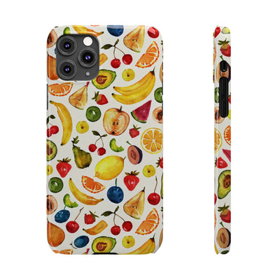 Fruit Mix Display Slim Cute Phone Cases for Iphone  | iPhone 15 Case | iPhone 15 Pro Max Case, Iphone 14, Iphone 14 Pro Max, Iphone 13