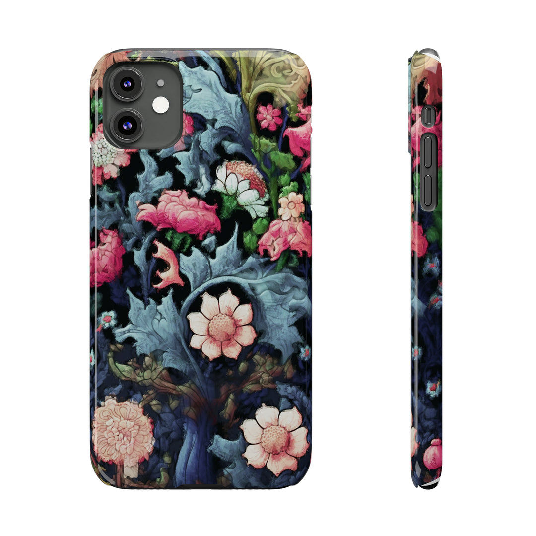 Slim Cute Phone Cases for Iphone - | iPhone 15 Case | iPhone 15 Pro Max Case, Iphone 14 Case, Iphone 14 Pro Max, Iphone 13, Flowers Scene - Studio40ParkLane
