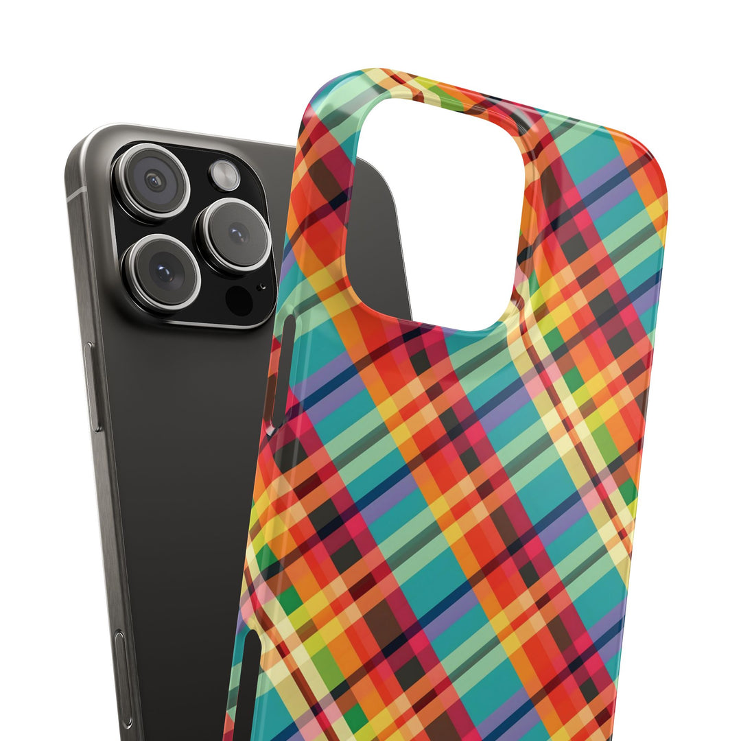 Slim Checkered Plaid Gift for Her Cute Phone Cases for Iphone 16 Pro Max | iPhone 15 Case | iPhone 15 Pro Max Case, Iphone 14, 13, 12, 11, 10, 8, 7 - Studio40ParkLane